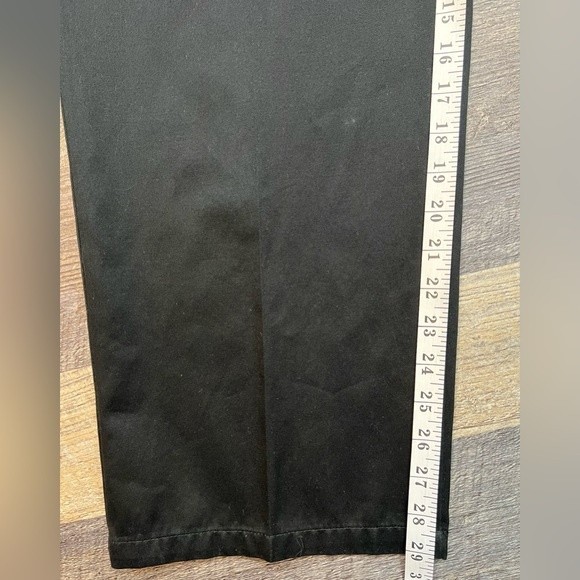 Dockers Signature Khaki Classic Fit Black Pants Size 40X30 - Picture 7 of 10
